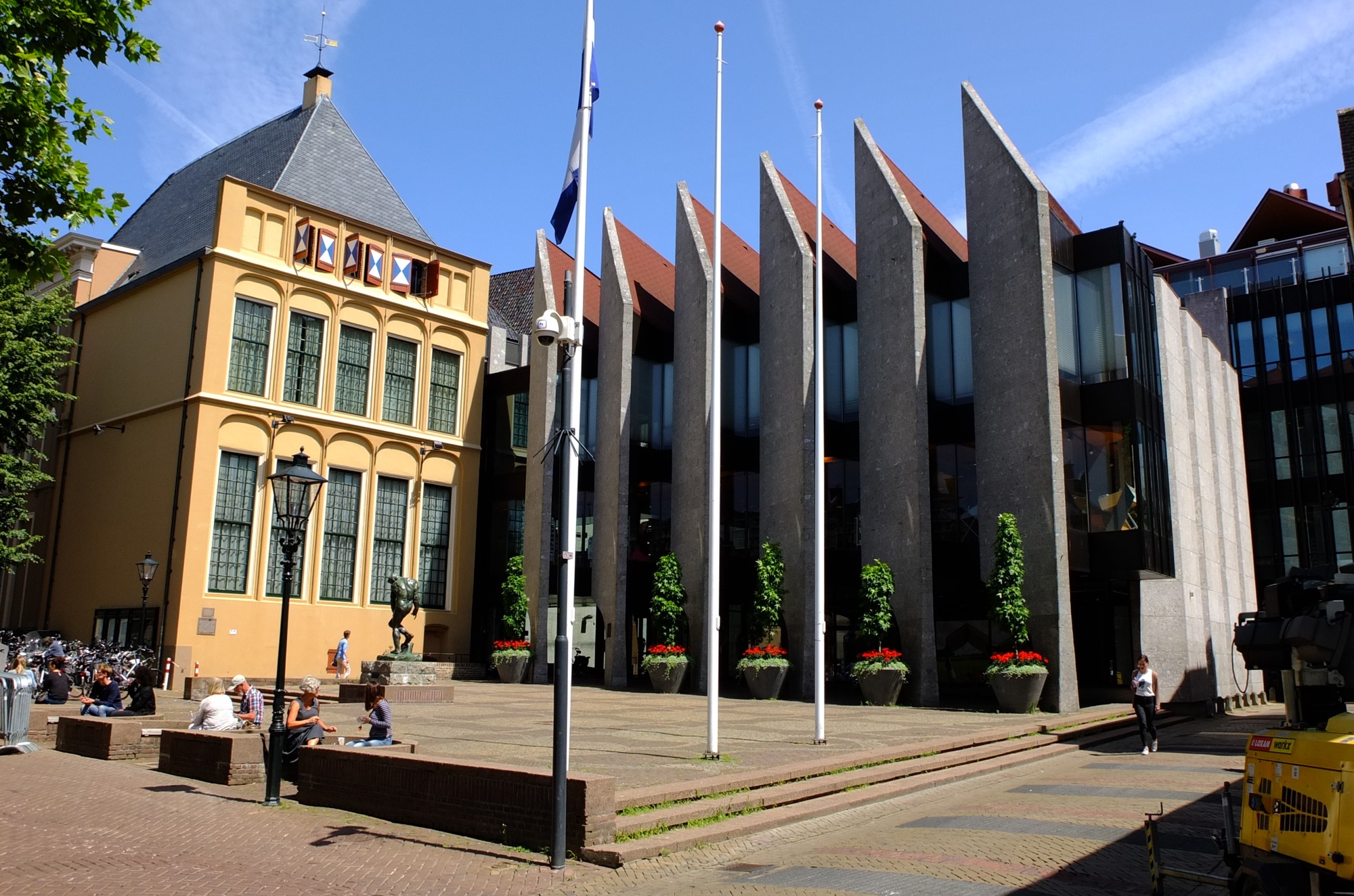 Het gemeentehuis van Zwolle.