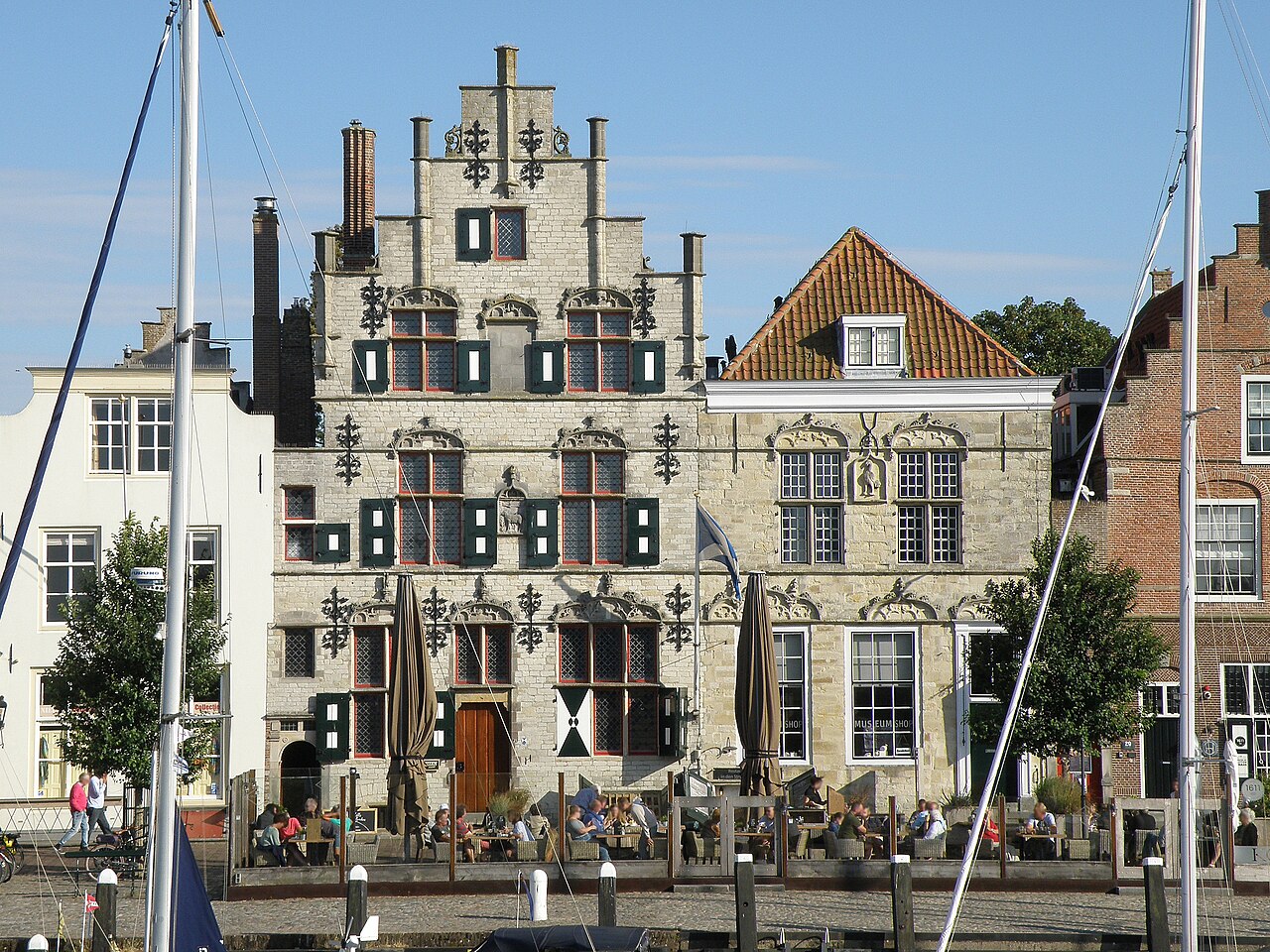 De Schotse Huizen aan de Kaai in Veere.